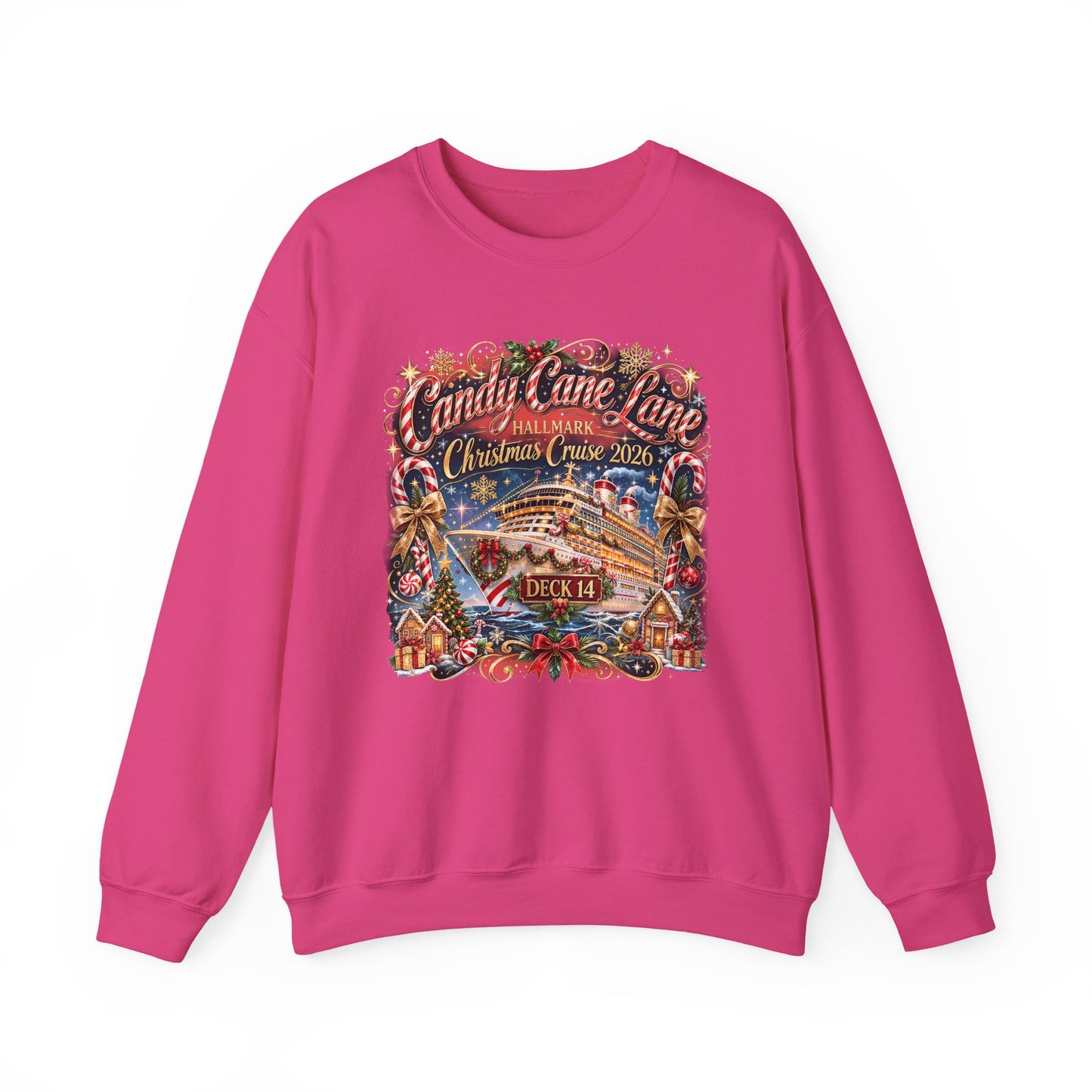 HM Candy Cane Lane Deck 14 Sweatshirt
