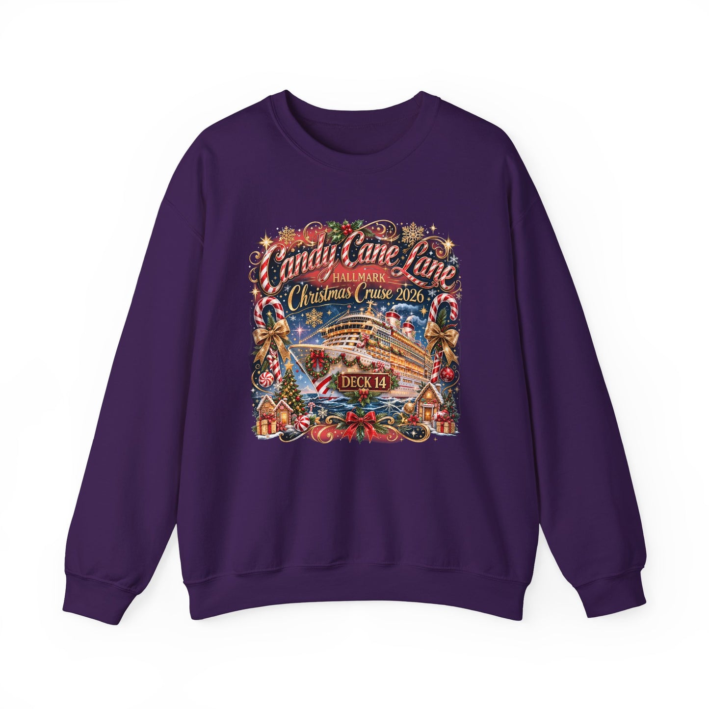 HM Candy Cane Lane Deck 14 Sweatshirt