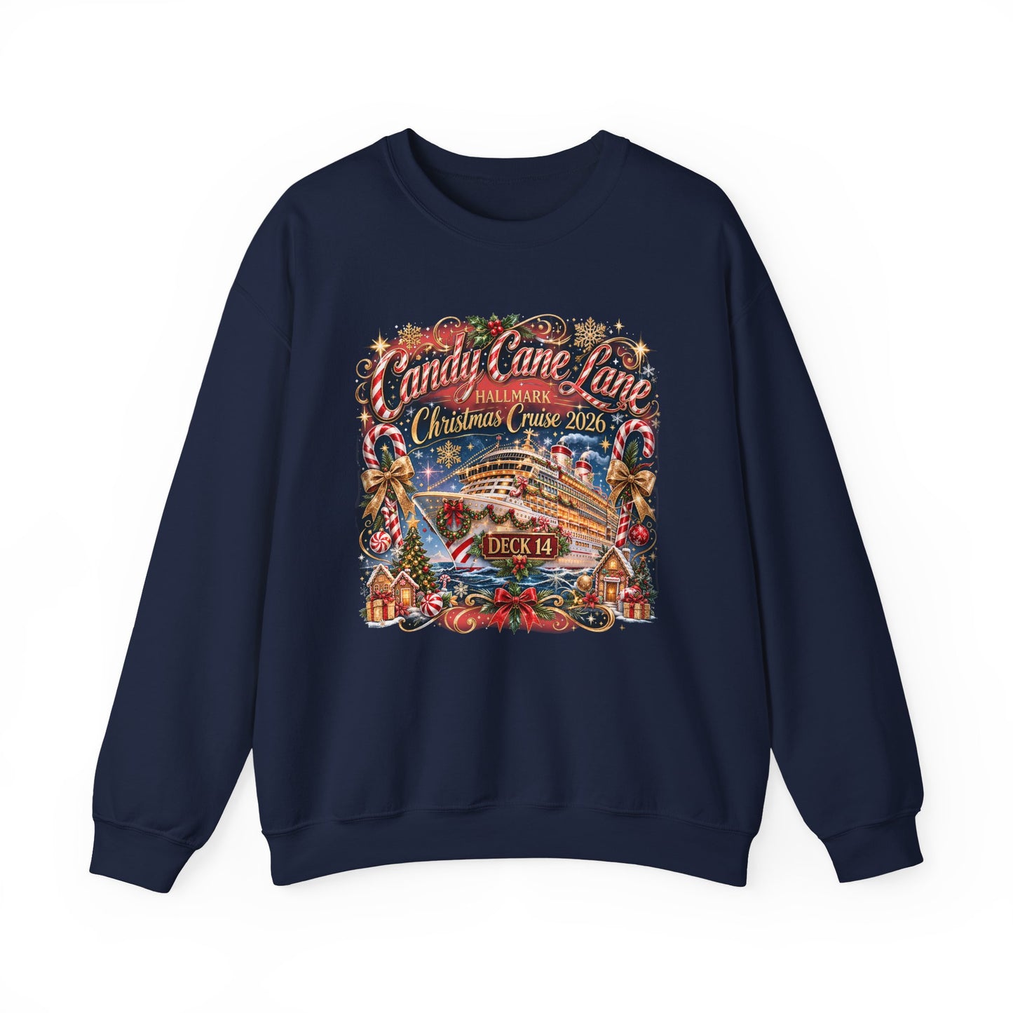 HM Candy Cane Lane Deck 14 Sweatshirt