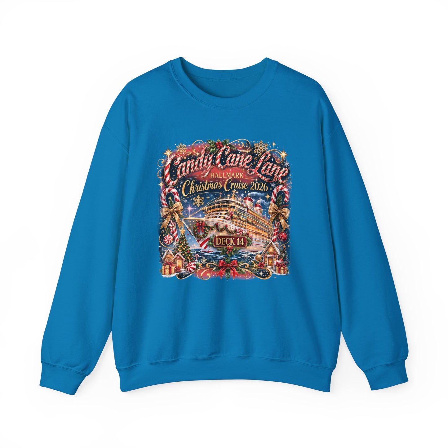 HM Candy Cane Lane Deck 14 Sweatshirt