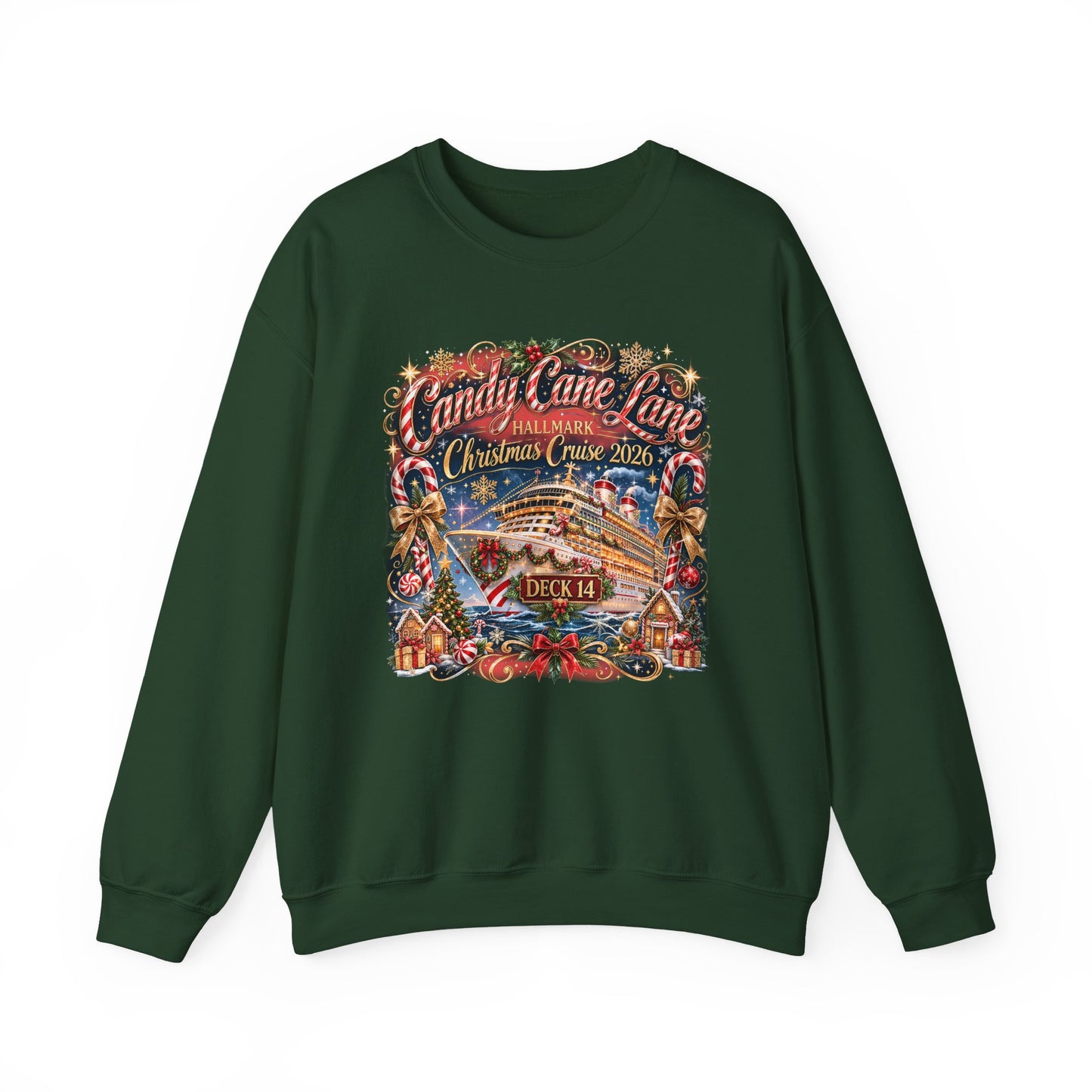 HM Candy Cane Lane Deck 14 Sweatshirt