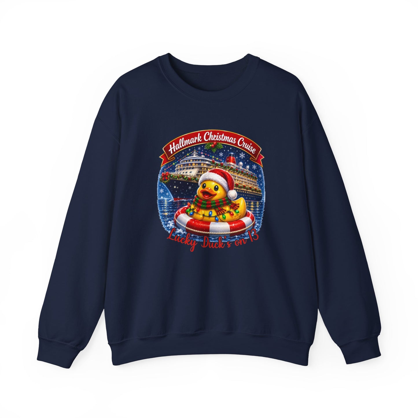 HM LUCKY DUCK'S ON 13 FLOAT CREWNECK
