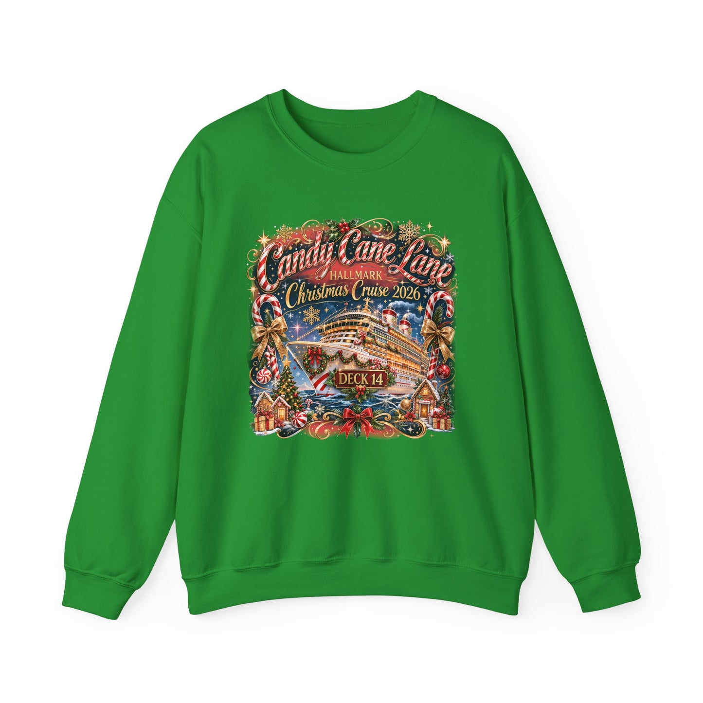 HM Candy Cane Lane Deck 14 Sweatshirt