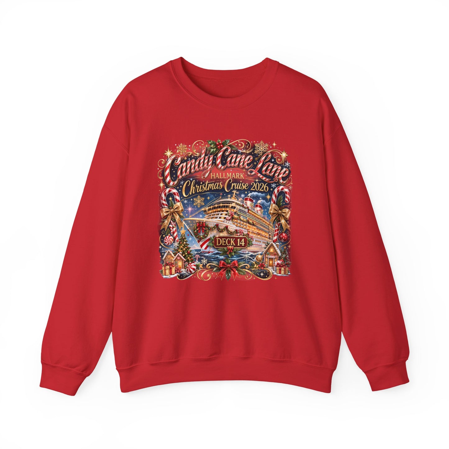 HM Candy Cane Lane Deck 14 Sweatshirt