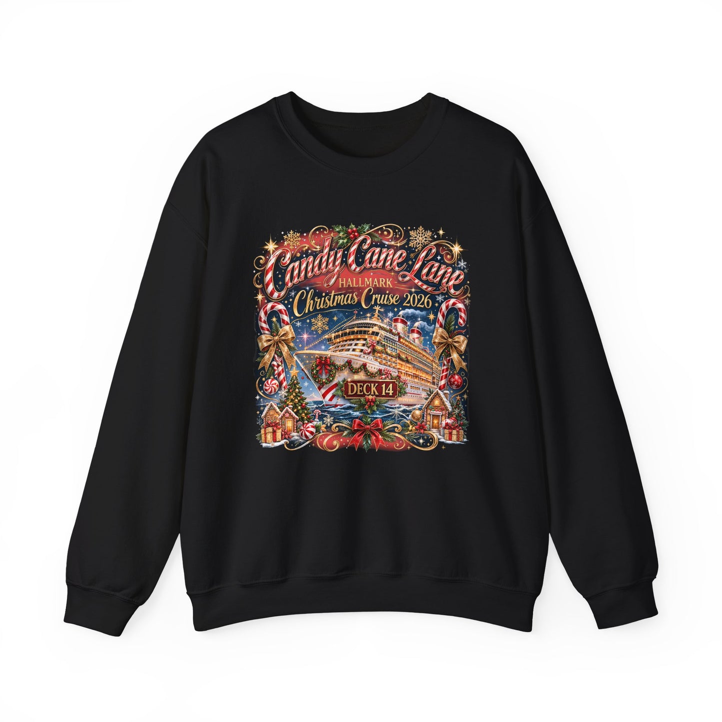 HM Candy Cane Lane Deck 14 Sweatshirt