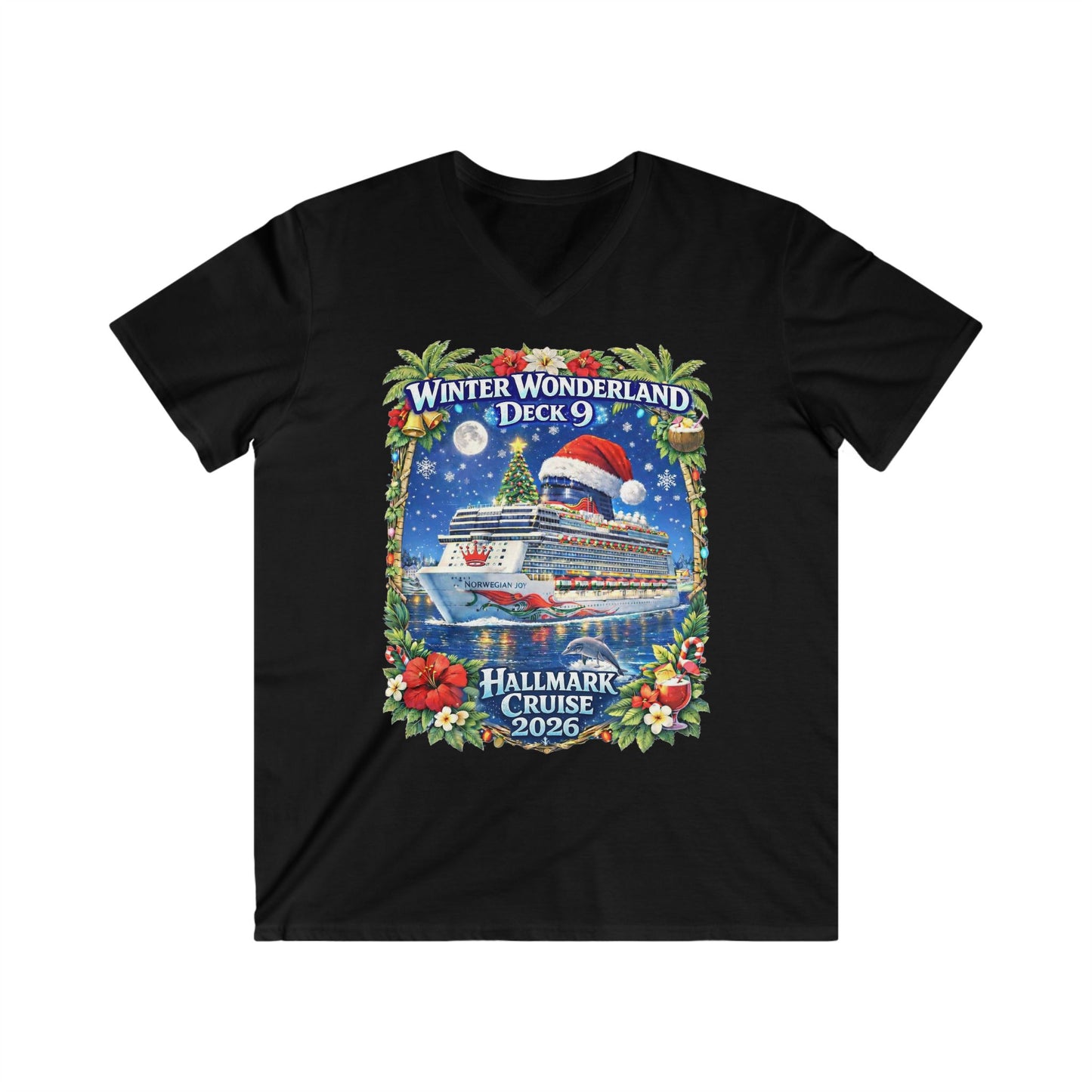 HM WINTER WONDERLAND DECK 9 V-NECK