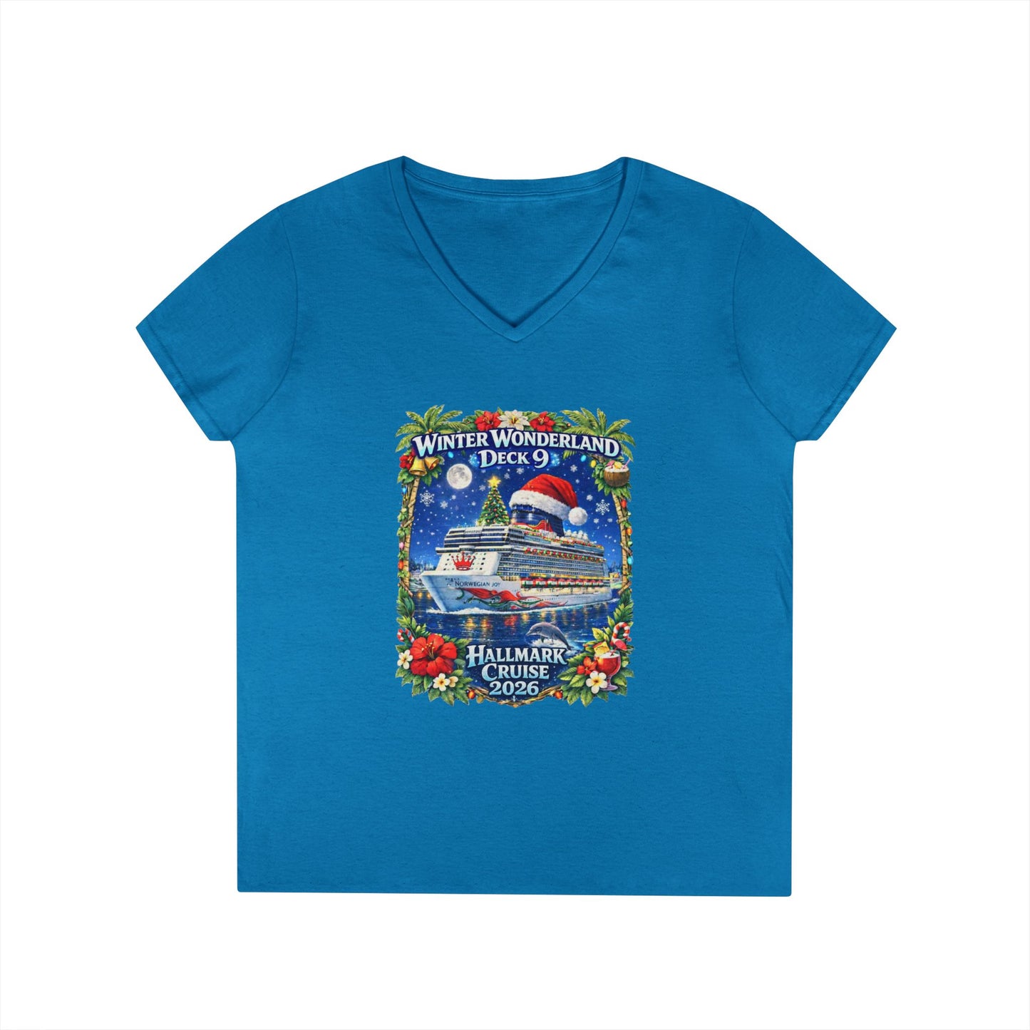 HM WINTER WONDERLAND DECK 9 V-NECK