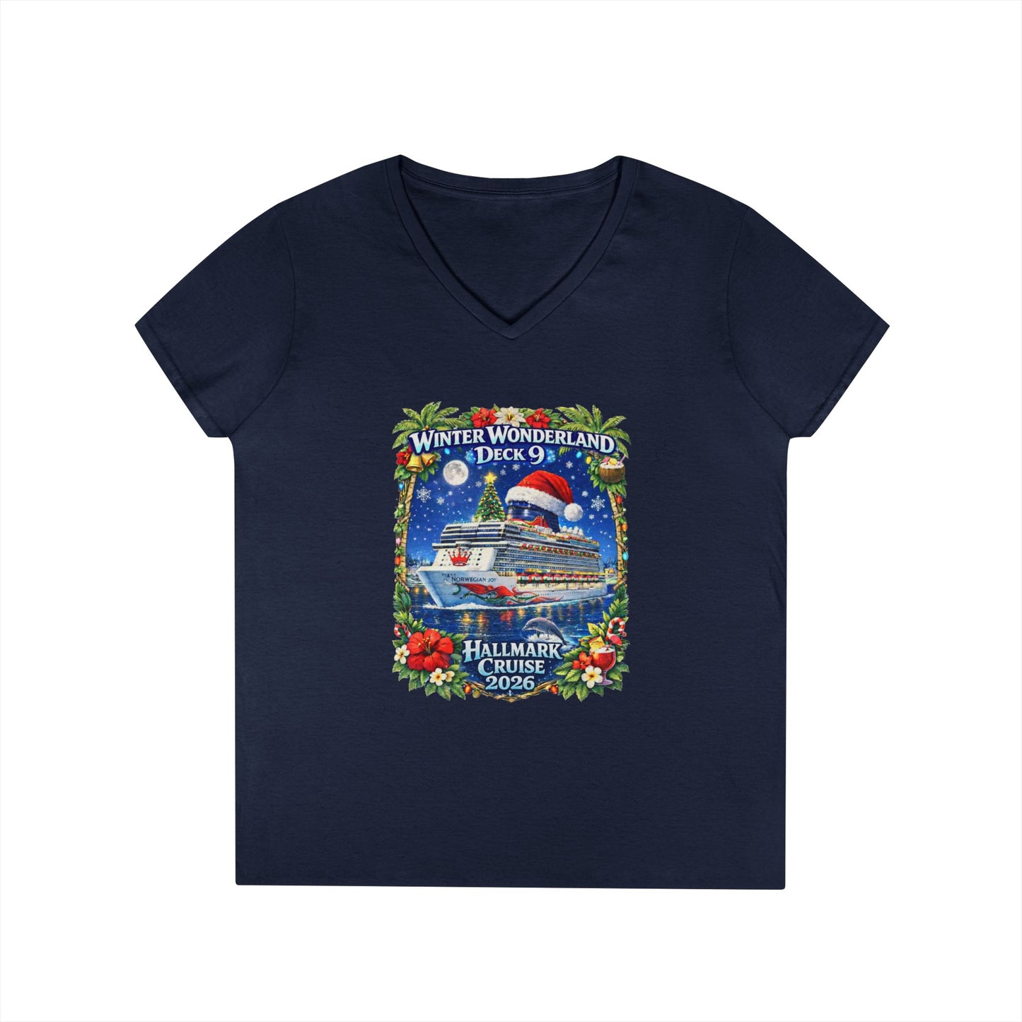 HM WINTER WONDERLAND DECK 9 V-NECK