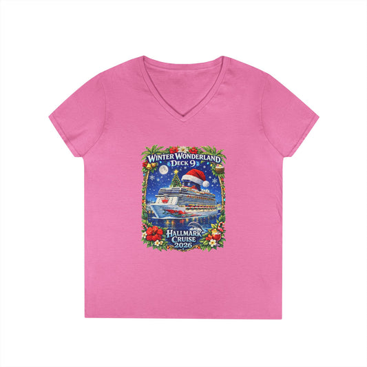 HM WINTER WONDERLAND DECK 9 V-NECK