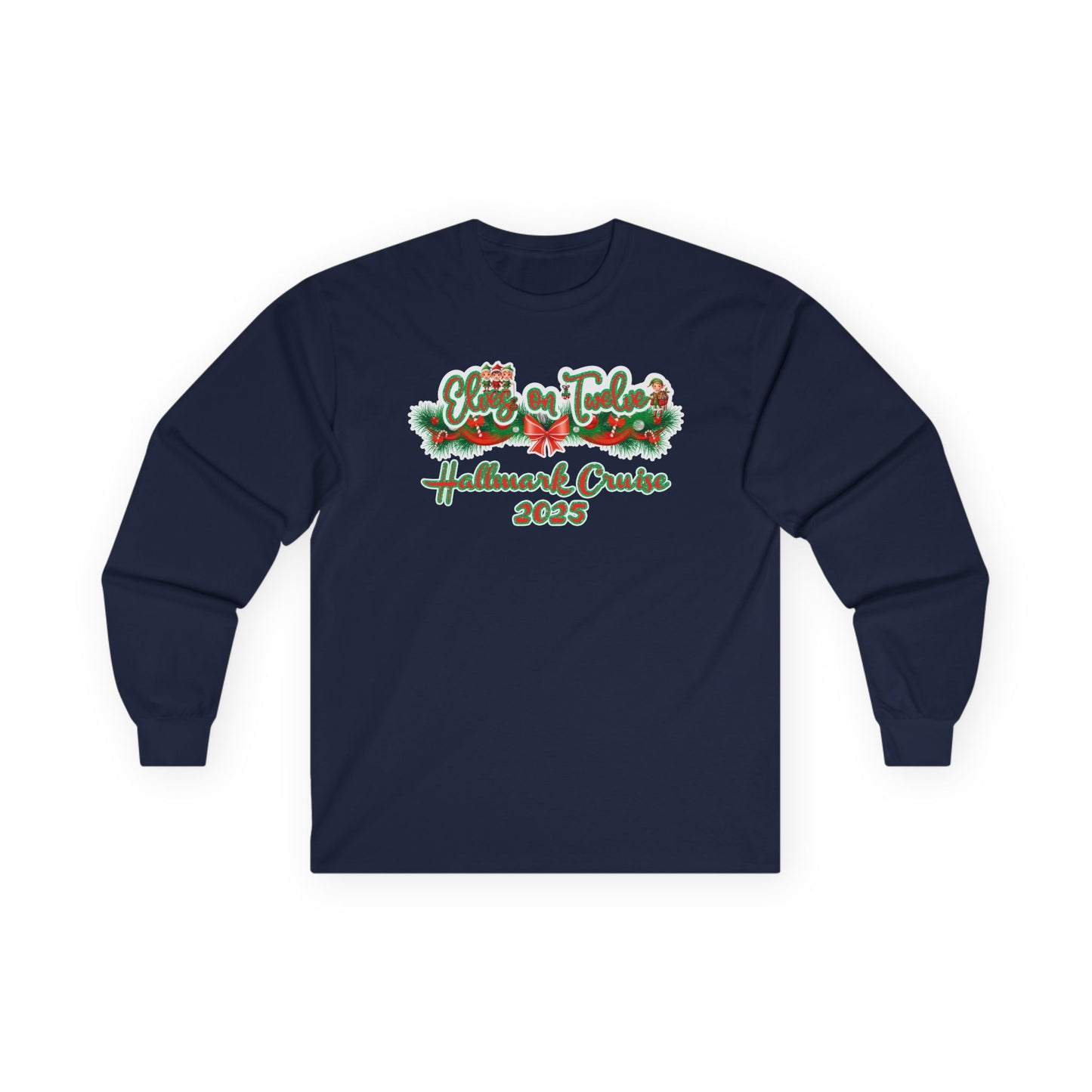 Elves on 12 Wreath Longsleeve