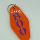 Epoxy Halloween UV DTF Motel Keychain