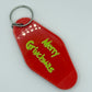 Epoxy Green Guy UV DTF Motel Keychain