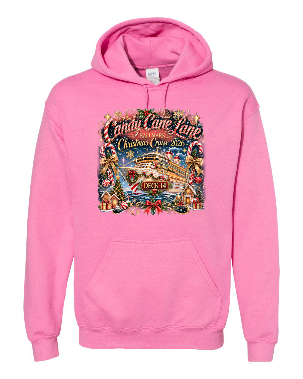 HM Candy Cane Lane Deck 14 Hoodie