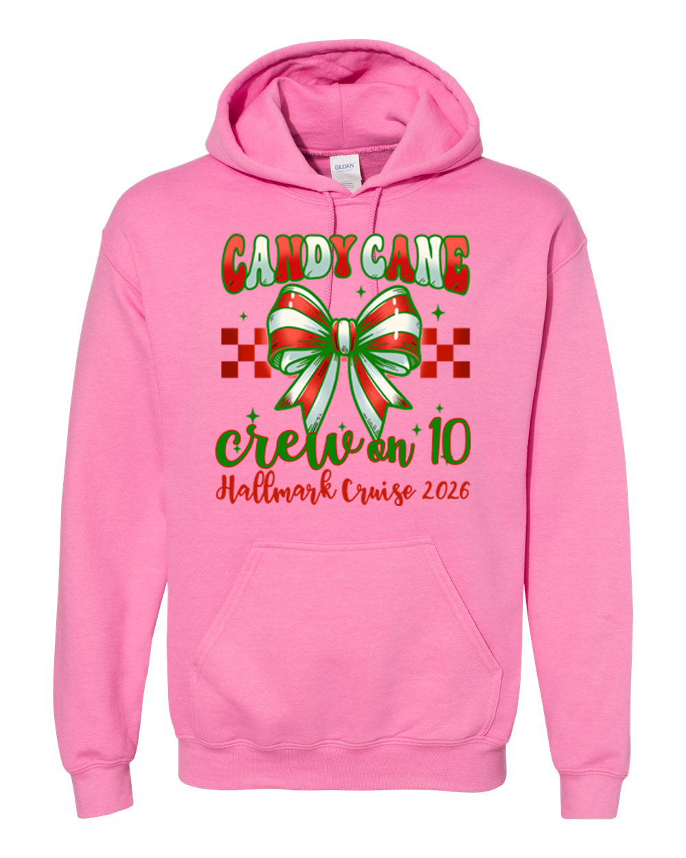 Candy Cane Crew on 10 HM Cruise Hoodie