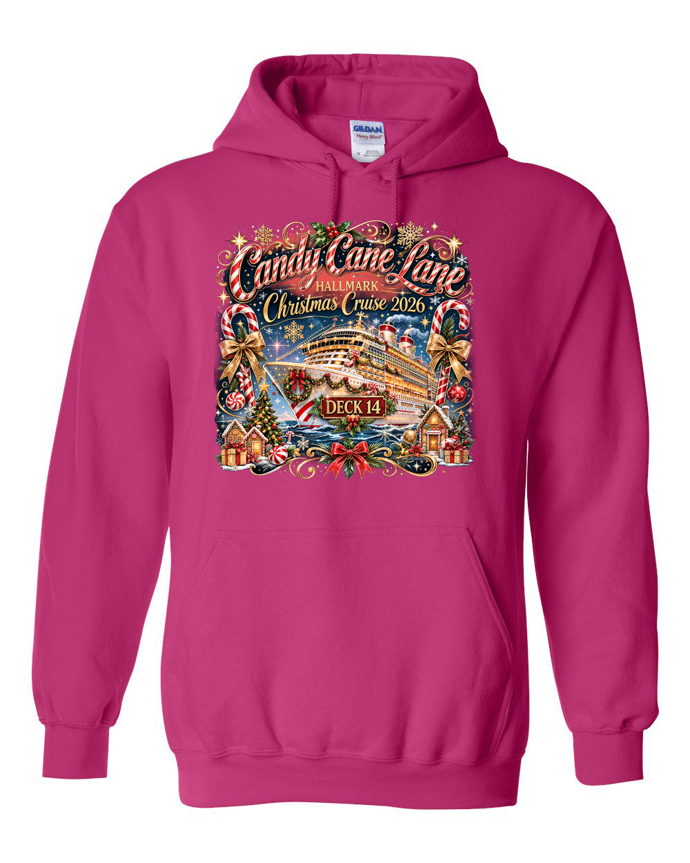 HM Candy Cane Lane Deck 14 Hoodie