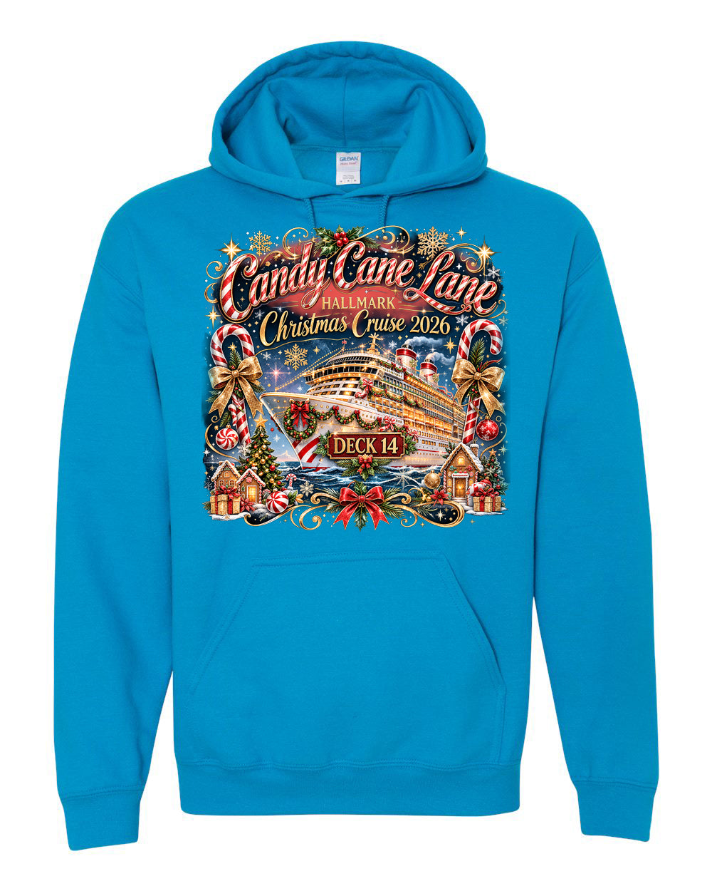 HM Candy Cane Lane Deck 14 Hoodie