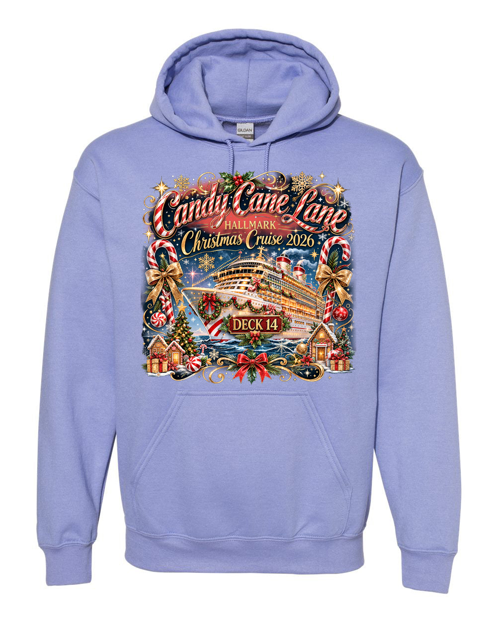 HM Candy Cane Lane Deck 14 Hoodie