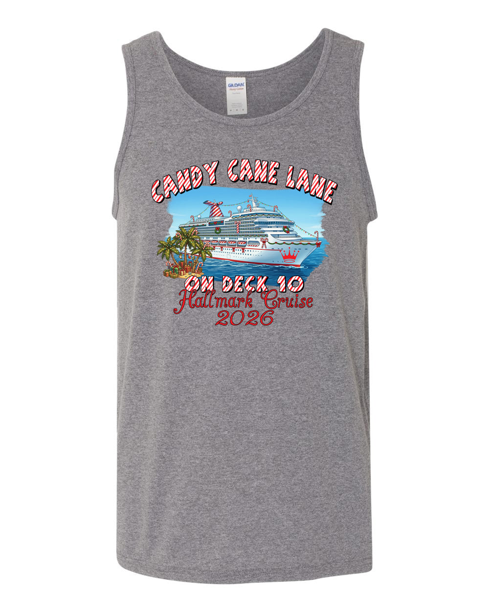 Candy Cane Lane on Deck 10 HM Cruise Tank