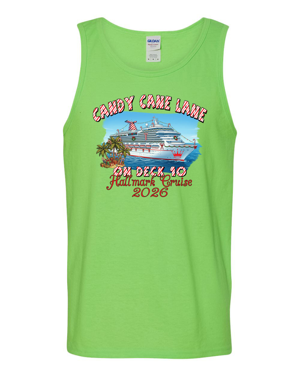 Candy Cane Lane on Deck 10 HM Cruise Tank