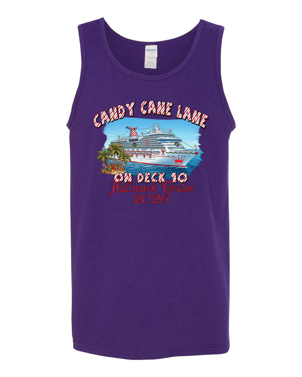 Candy Cane Lane on Deck 10 HM Cruise Tank