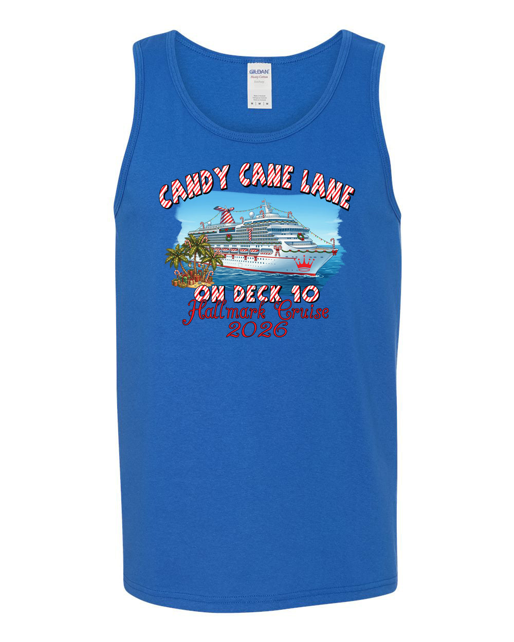 Candy Cane Lane on Deck 10 HM Cruise Tank