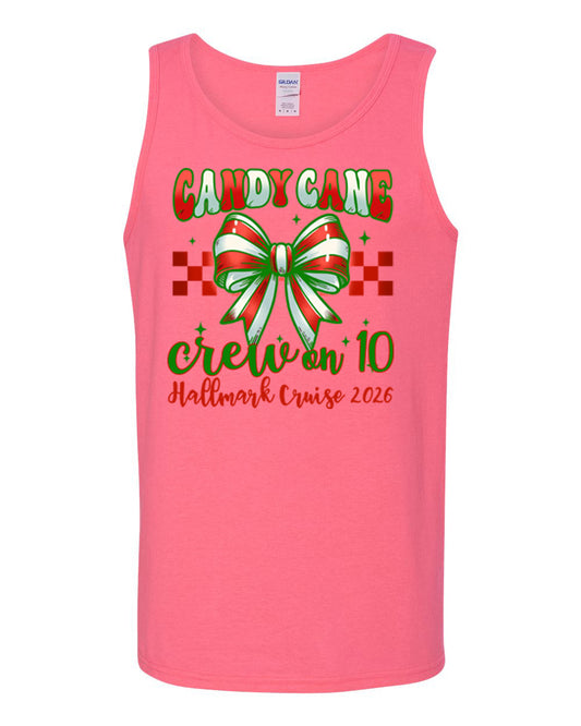 Candy Cane Crew on 10 HM Cruise Tank Top
