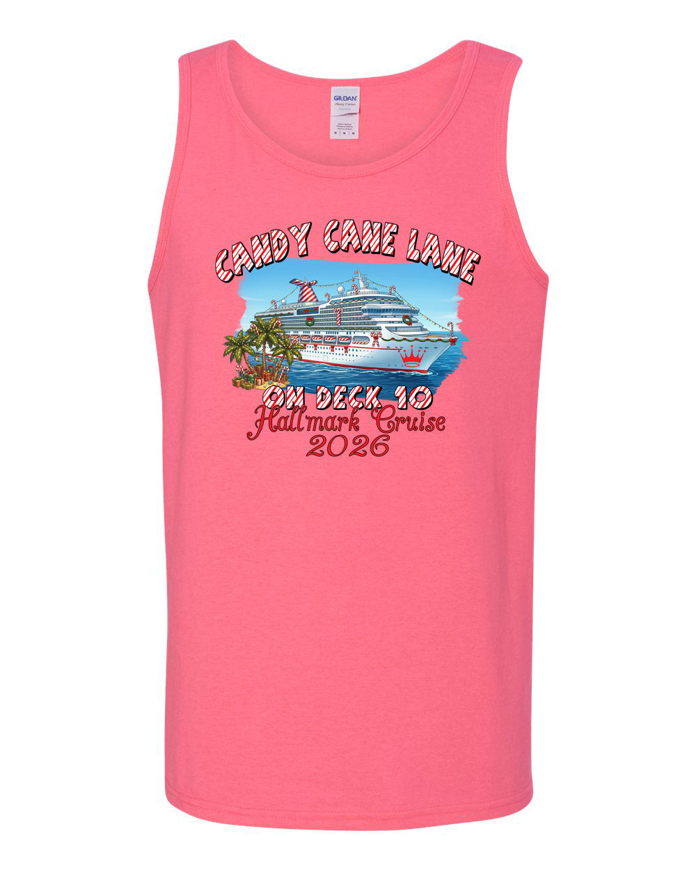 Candy Cane Lane on Deck 10 HM Cruise Tank