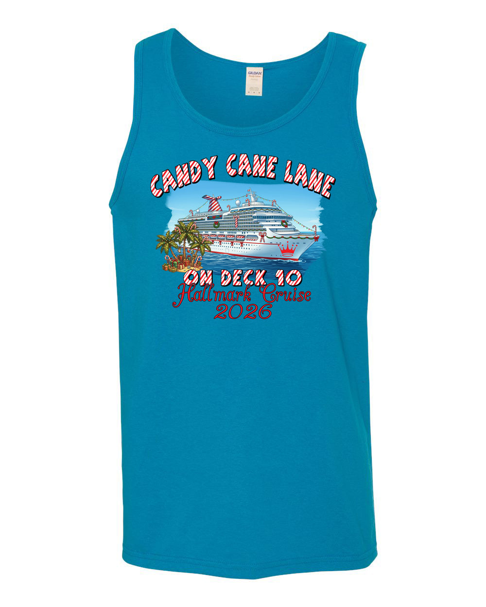 Candy Cane Lane on Deck 10 HM Cruise Tank