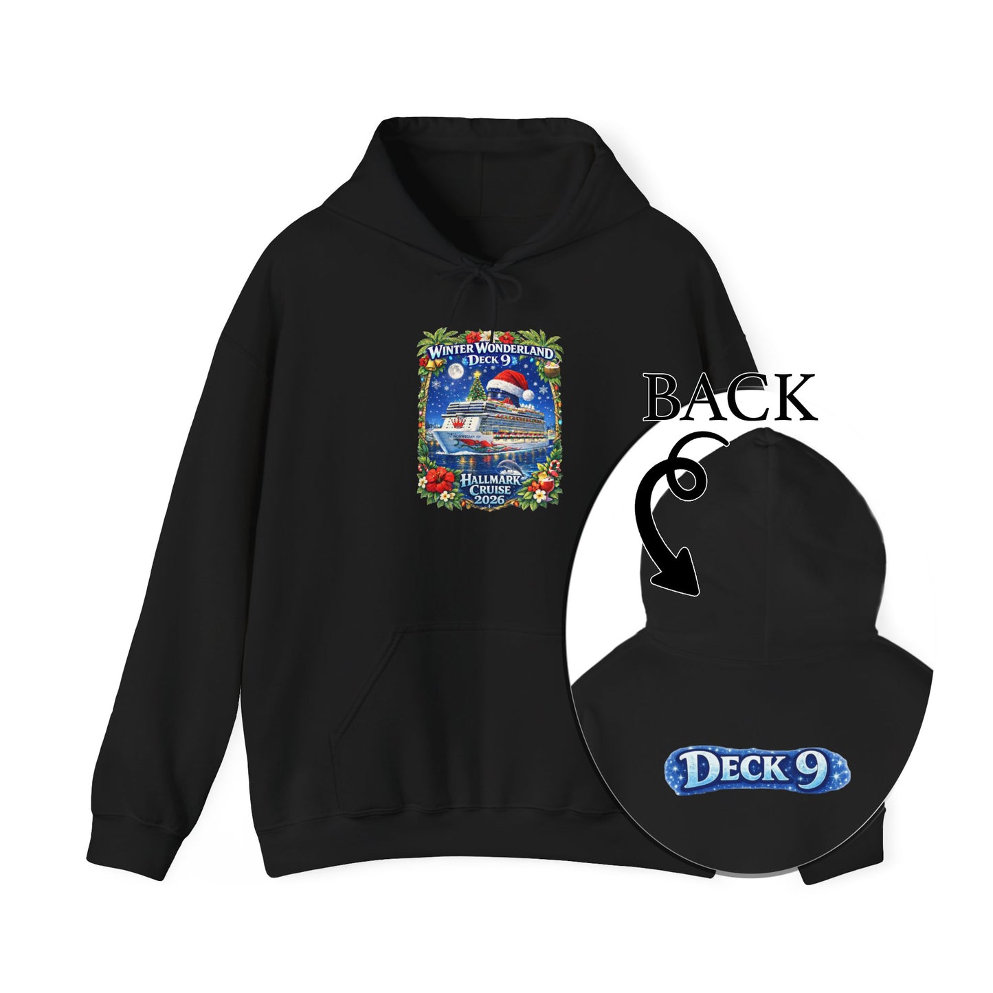 HM WINTER WONDERLAND DECK 9 HOODIES