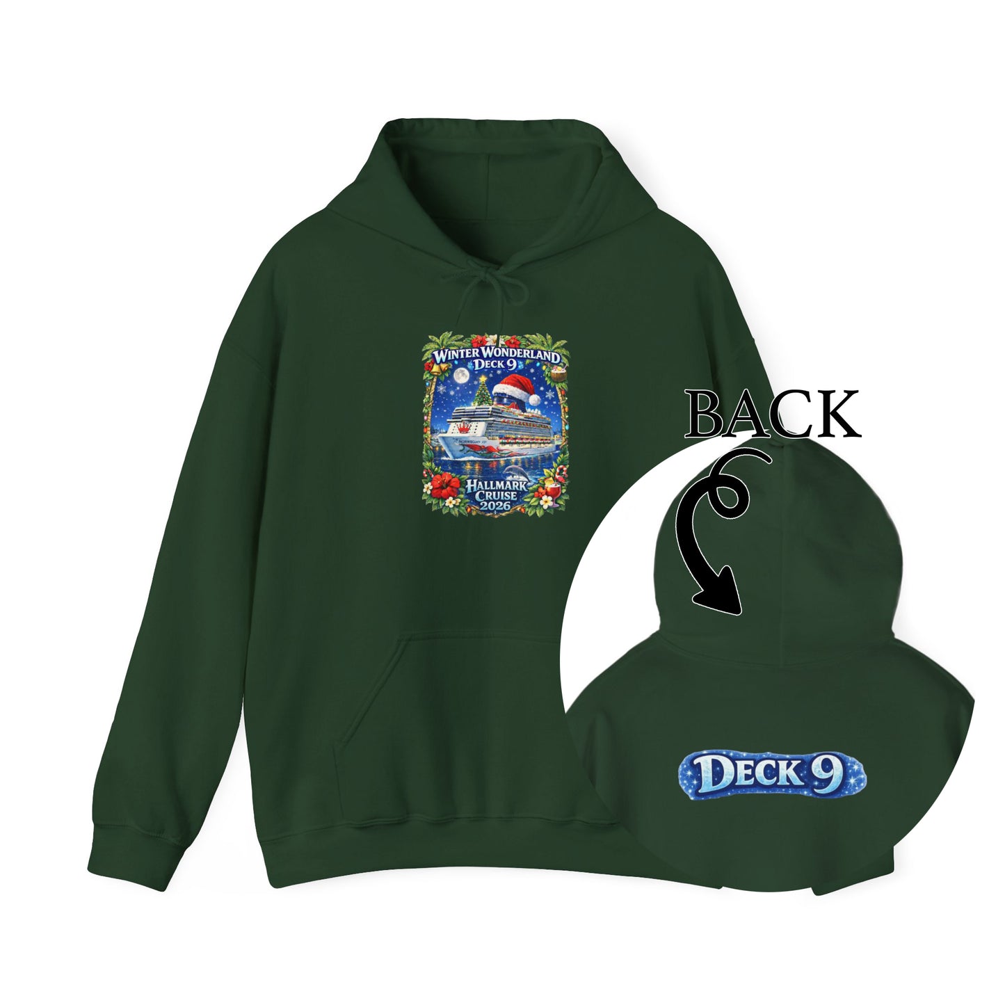 HM WINTER WONDERLAND DECK 9 HOODIES