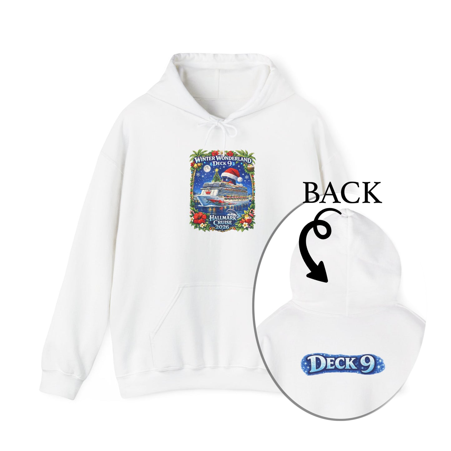 HM WINTER WONDERLAND DECK 9 HOODIES