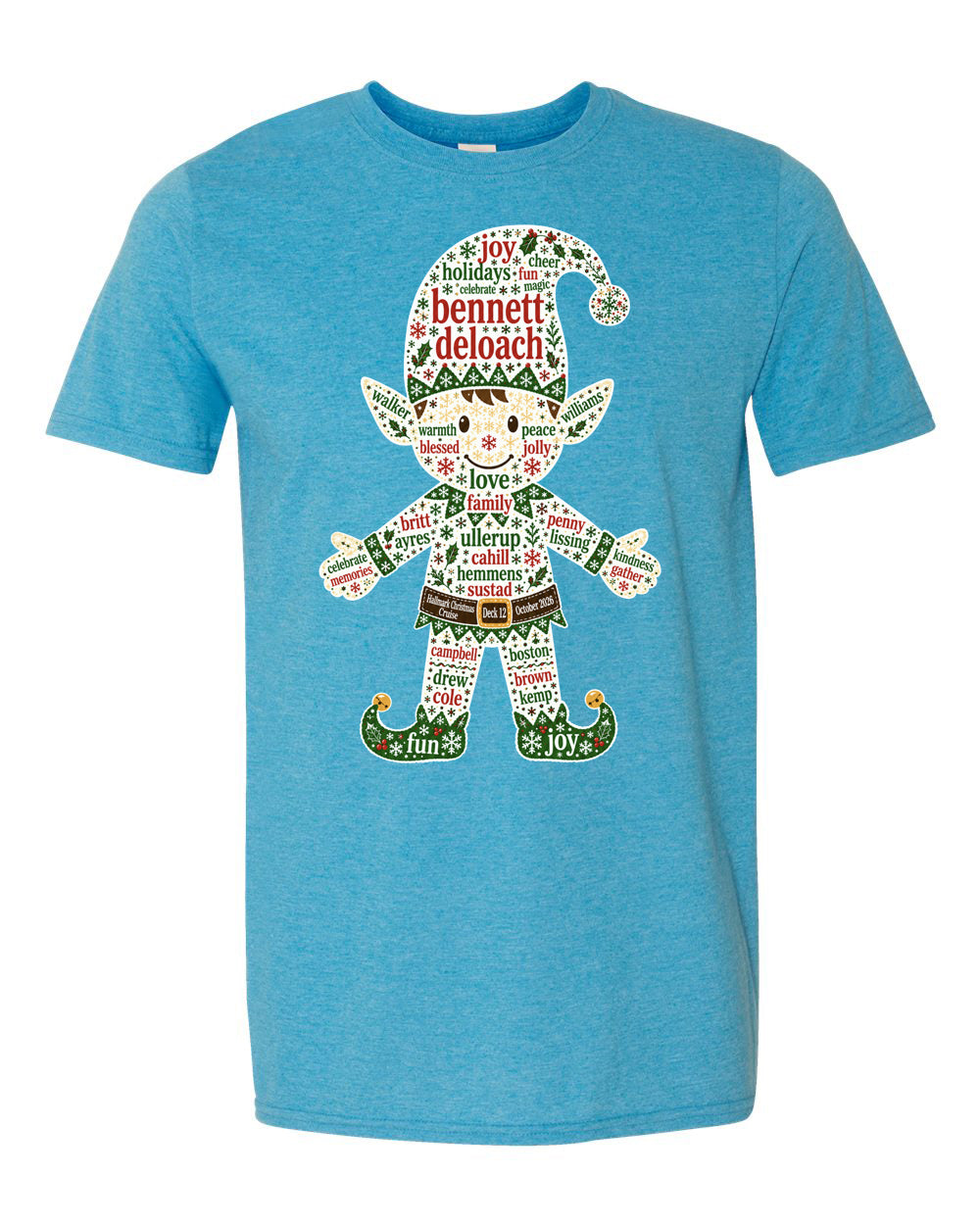 Deck 12 Elf Stars T-Shirt