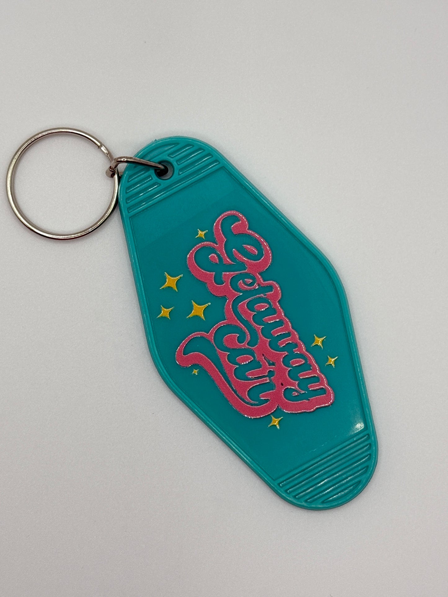 Getaway Car Motel Keychain