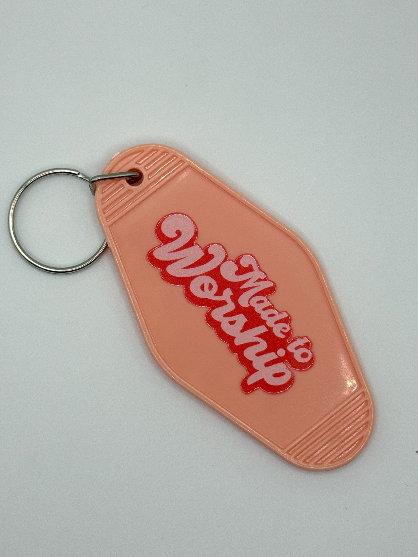 Made to Worship Motel Keychain