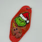 Epoxy Green Guy UV DTF Motel Keychain