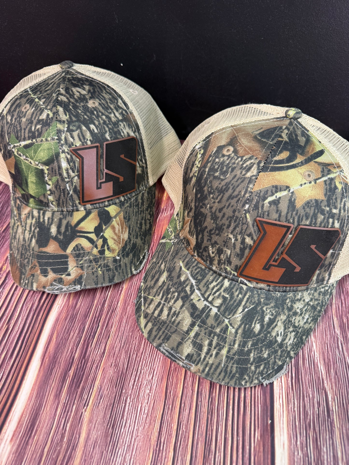 Leather Patch Hats