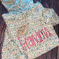 Floral Hooded Personalized Sweatshirt