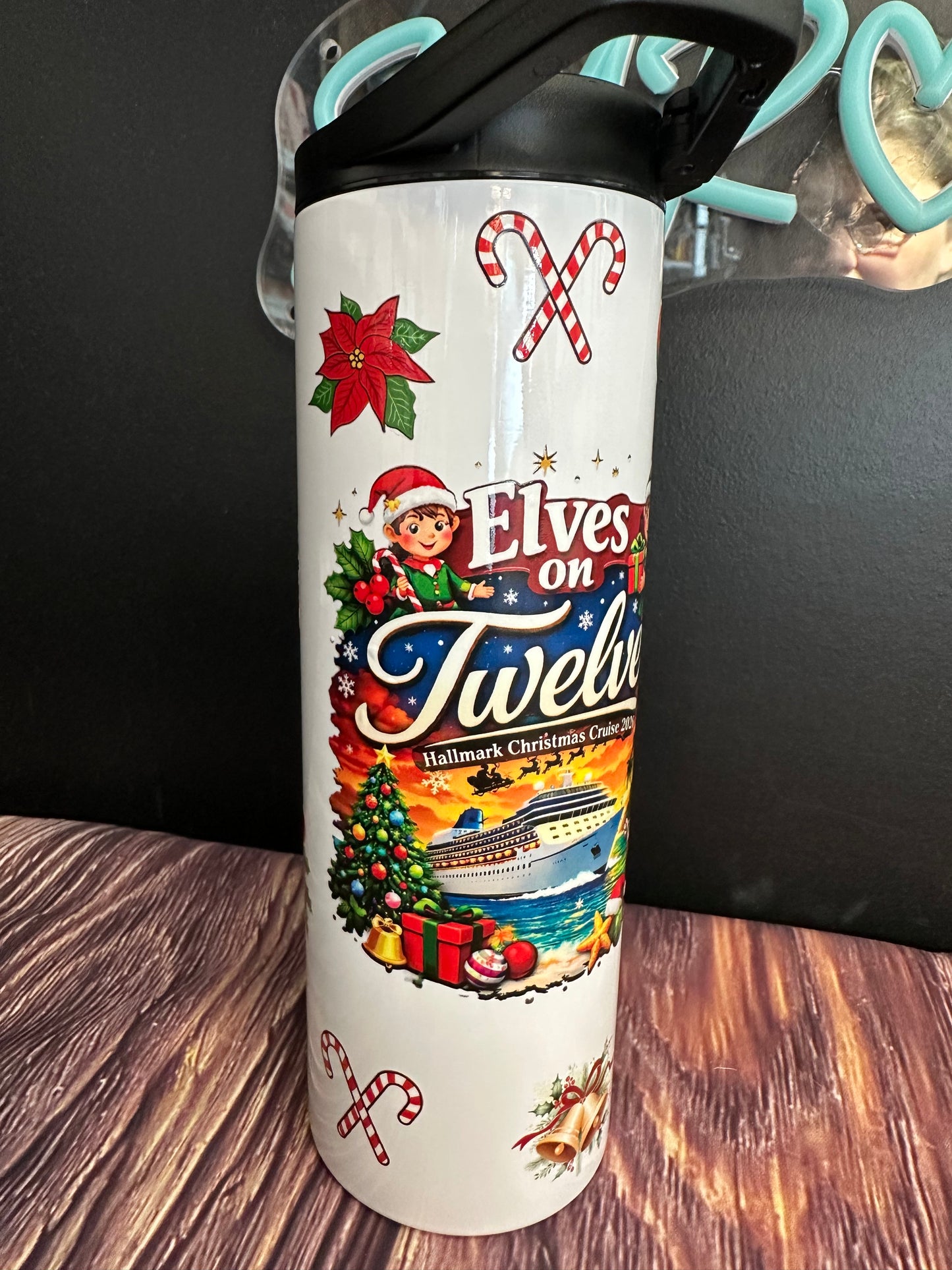 DECK 12 ELVES ON TWELVE 20OZ TUMBLER