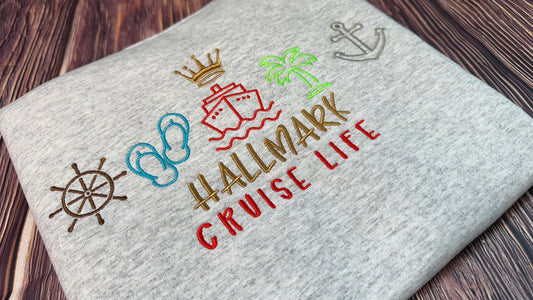 HM Cruise Life Embroidery V-Neck