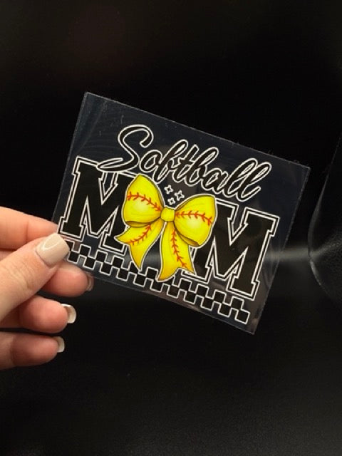 Sports Mom UV DTF Sticker