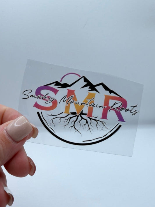 SMR Logo UV DTF Stickers