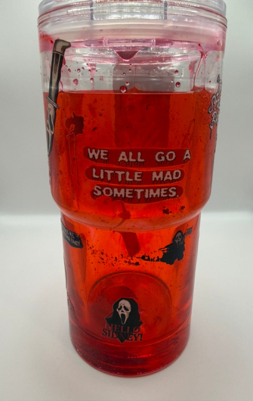 Scream 18oz acrylic tumbler