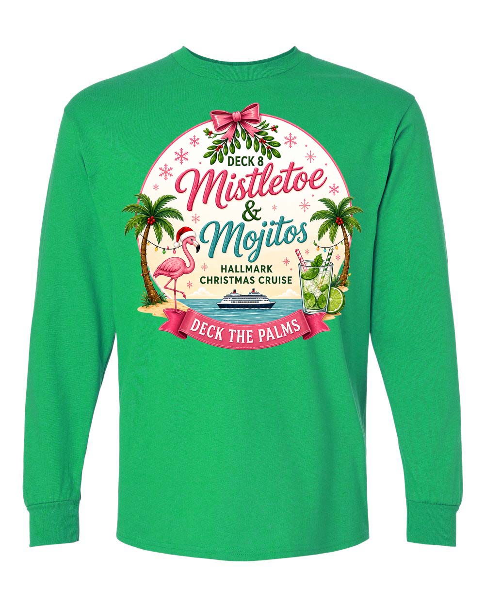 HM Mistletoe & Mojitos Deck 8 Long Sleeve