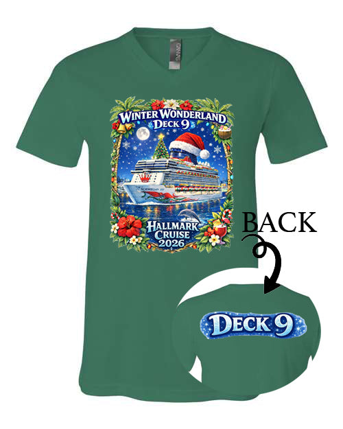 HM WINTER WONDERLAND DECK 9 V-NECK