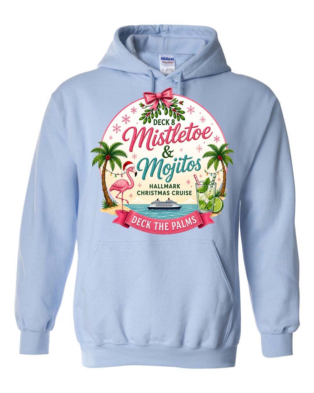 HM Mistletoe & Mojitos Deck 8 Hoodies