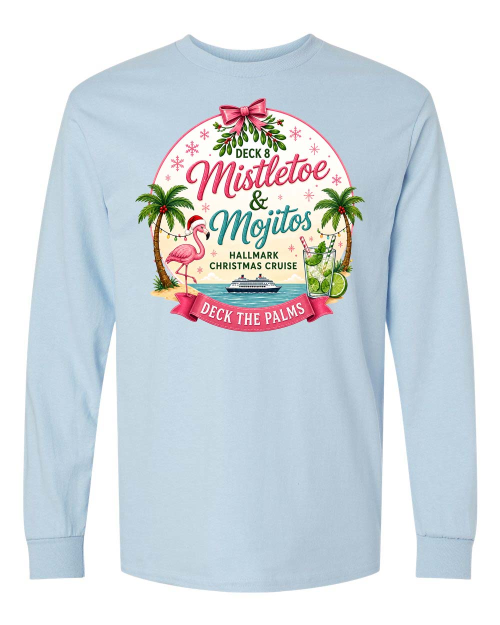 HM Mistletoe & Mojitos Deck 8 Long Sleeve