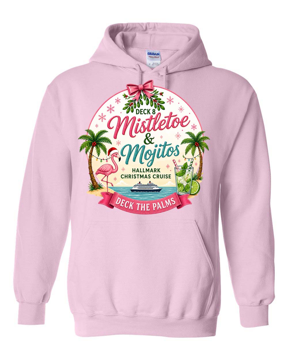HM Mistletoe & Mojitos Deck 8 Hoodies