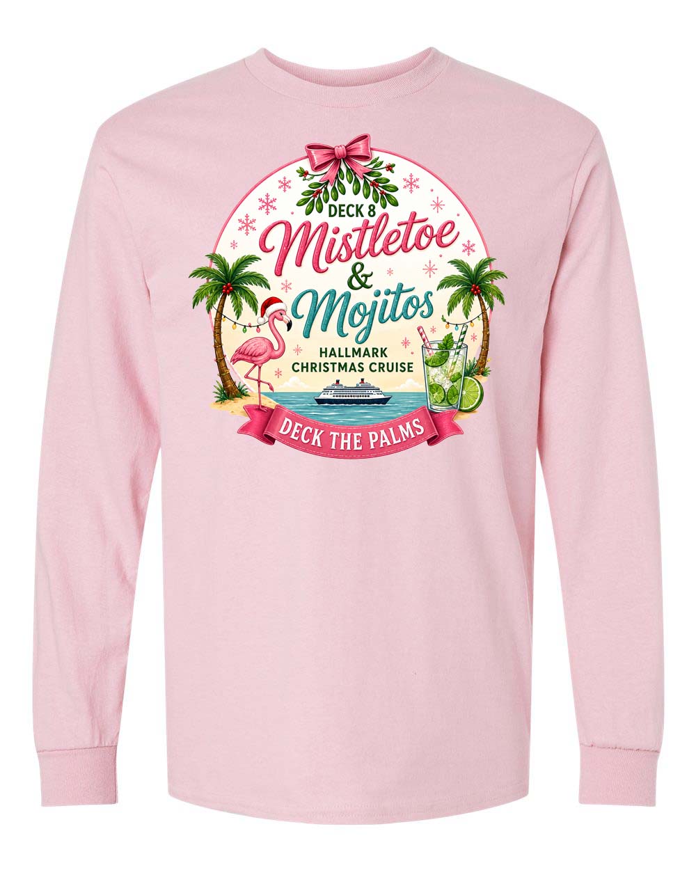 HM Mistletoe & Mojitos Deck 8 Long Sleeve