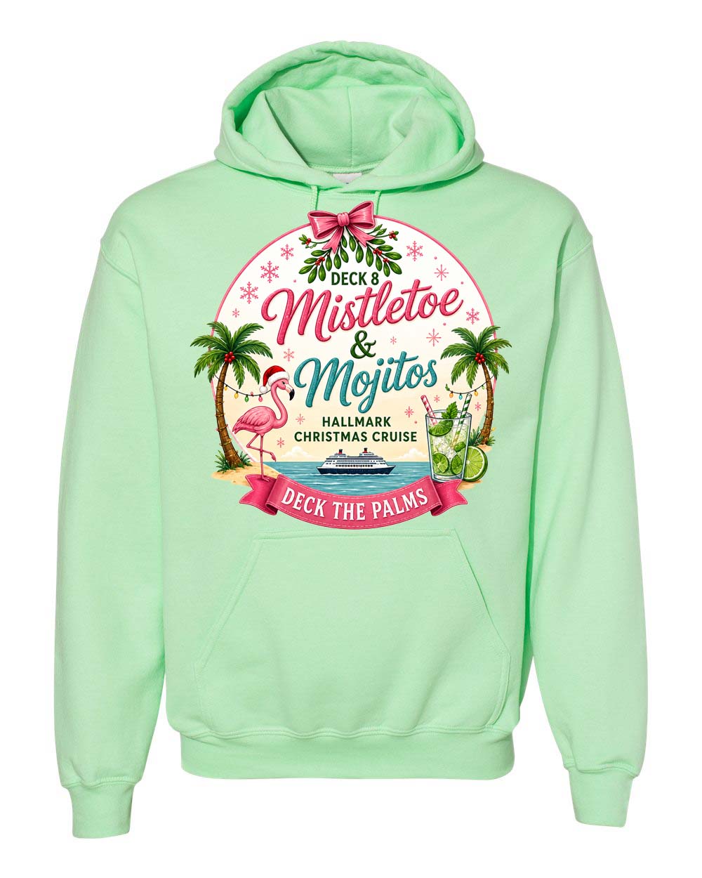 HM Mistletoe & Mojitos Deck 8 Hoodies
