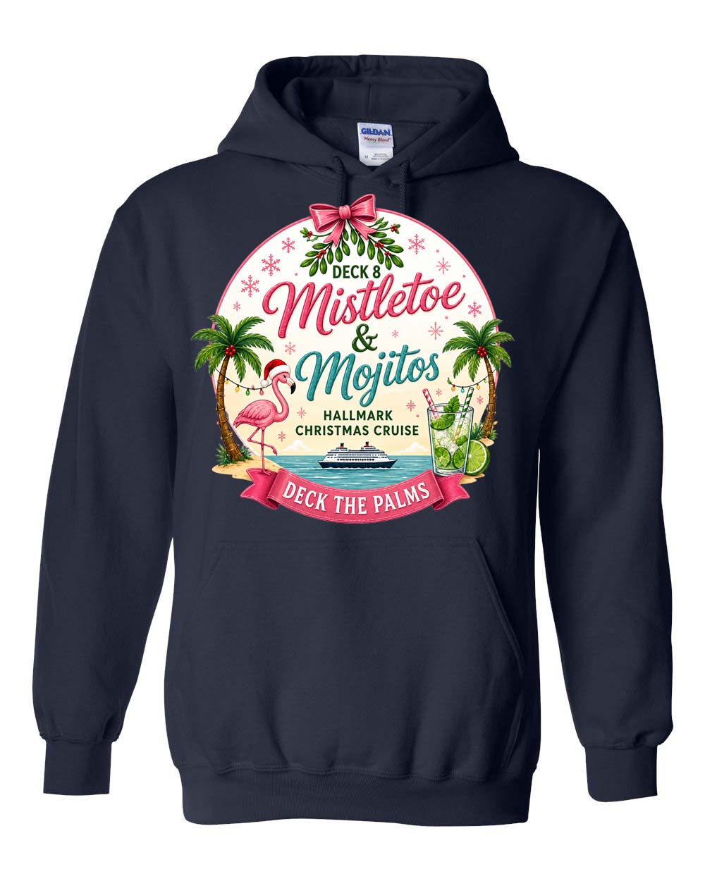 HM Mistletoe & Mojitos Deck 8 Hoodies